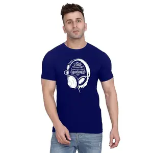 Men's Round Neck T-Shirt | Comfortable & Stylish Men's T-Shirt Idea for Gym, Sports, Casual Outings, or Lounge Wear - X-Small Navy
