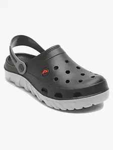 ADDA (LABEL) ADDA TM-STORM Men Black Solid Clogs