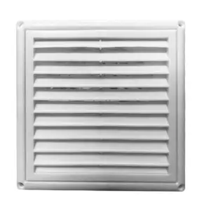 KIRMANI All-in One Ventilation Back Cover White Use in Exhaust Fan Or Chimneys -6 Inches