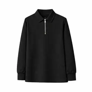 Mack Jonney Women’s Ribbed Zip Polo T-Shirt | Full Sleeve Collared Top | Camel Beige Casual Sweatshirt | Regular Fit-M7434