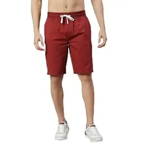 Thomas Scott Men's | Solid | Chino Shorts | Regular Fit | Cotton Elastane | Above Knee | Casual Short