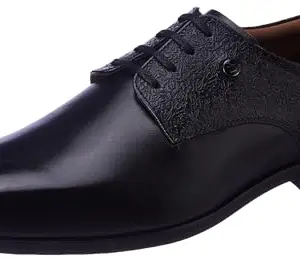 Louis Philippe Mens LPSCSMULS00360 Black Formal Derby Shoes - 43 EU (LPSCSMULS00360)