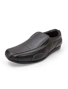 Bata Men's Slip-on Formal Shoes - Brown (6 UK) (8514379)