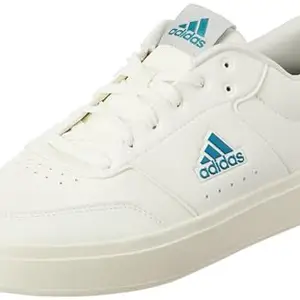 Adidas Men Synthetic Park ST, Tennis Shoes, White, UK-4