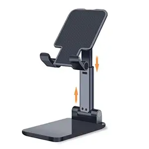 ALL IN ONE SERVICE Tabletop K2 Adjustable Foldable Cell Phone Portable Desktop Stand Compatible with All Mobile Phones/Mini Tablet