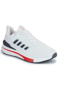 ABROS Doran Sports Shoes Made of Mesh & EVA OFFWHITE/RED 10 UK Comfortable Shoes for Mens