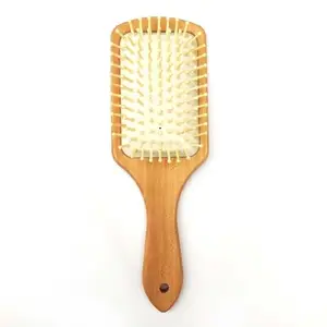 Cosy Craft Wooden Paddle Brush | Bamboo Hair Brush Comb for Men & Women | Anti-Static & Scalp Massage Bristles | Pack of 1
