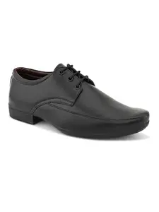 Imcolus Shoe for Man Lace-up Derby Formal Shoes | Breathable Inner Lining | Comfortable for Business, Casual, Partie Black
