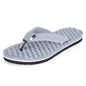 DOCTOR EXTRA SOFT House Slipper for Women's Care |Orthopaedic | Diabetic | Acupressure | Comfortable | MCR | Flip-Flop Ladies and Girl’s Home Slides for Daily Use Bubble-D-20-Grey-9-UK