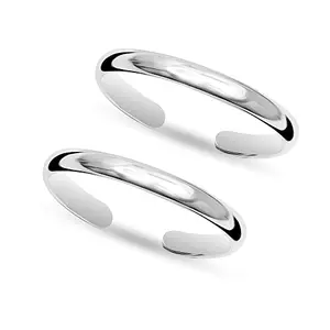 Amazon Brand - Anarva Women's Classic Toe-Ring in 925 Sterling Silver BIS Hallmarked