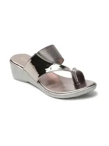 Iconics Women Sandal,Grey,UK-3