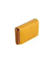 CARPISA Hand Yellow Wallet for Women, Sling, Stylish Purse, Cash and Card Holder, Small
