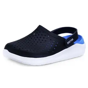 DOCTOR EXTRA SOFT Men's Classic Ultra Soft Clogs/Sandals with Adjustable Back Strap for Adult| Comfortable & Lightweight| Stylish & Anti-Skid|Indoor & Outdoor Waterproof Casual Mules Gents & Boys D-530