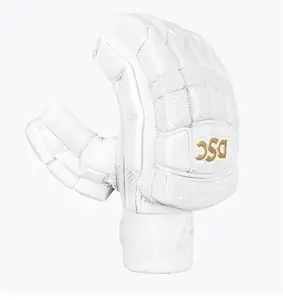 DSC Player Cricket Batting Gloves for Mens, Color - White, Size - Mens, Right Hand