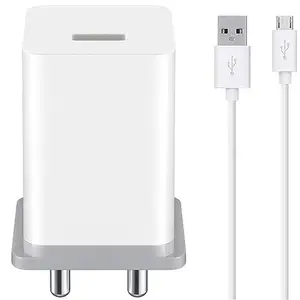 MOBILE KEEDA Fast Micro USB Charger for vivo Z5i, vivo U20, vivo Y3 Standard, vivo Y5s, vivo Y19, vivo Y11, vivo U3, vivo U10, vivo Y3vivo Y3 Charger Original Adapter Wall Charger (2.4 Amp, MK1, OPO, White)