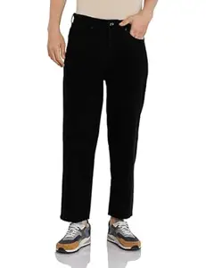 Amazon Brand - Symbol Men's Baggy Fit Cotton Jeans | Mid Rise | Loose & Relaxed | Oversized Jeans Pant