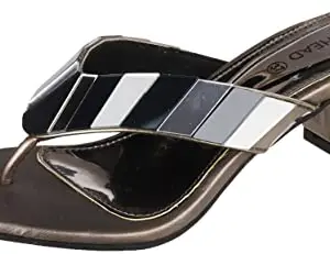 SOLE HEAD Women's 281 Gunmetal Outdoor Sandals-4 UK (37 EU) (5 US) (281GUNMETAL)