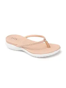 ELLE Women Sandal,Nude,UK-4