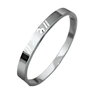Karishma Kreations Men Stainless Steel Shree Ram Kada for mens boys Bracelets Silver-Plated Kada