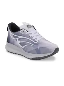 AADI Men's Grey Comfortable Lightweight Outdoor Lace Up Classy Gym, Running, Walking Casual Sport Shoes