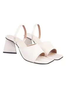 Shoetopia Women's Heeled Sandal-4 Kids UK (OMS-Golden)-EU37