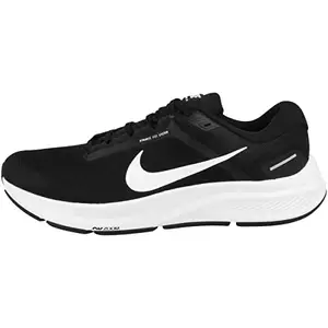 Nike Mens Air Zoom Structure 24 Black/White Running Shoe - 7 UK, (DA8535-001)