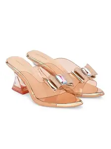 CLOG LONDON Womens Outdoor Sadals/Heels | Casual Sandals with Comfortable Cushioned Sole -COPPER-38