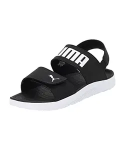 Puma Unisex-Adult Backstrap sandal White-Black Sandal - 3UK (38597102)