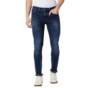 Spykar Low Rise Slim Fit Blue Jeans for Men (Size: 34)-MDSKN1BD011_Dark Indigo
