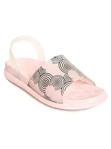 AJANTA Womens Pink Fashion Sandal FT4000