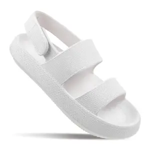 WALKAROO WC4828 Mens Casual and Regular Wear Fashion Sandals - White