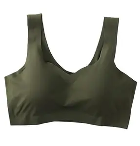 Girls and Womens Padded Inner wear for T-Shirts useGreenSize-36(Iw,in,AZ,NonelasticGreen-36LX,O)