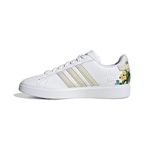 Adidas Women Synthetic Grand Court 2.0 Tennis Shoes White UK-5