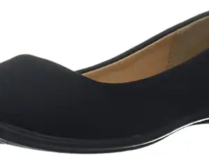 Bata Women's Slip-on Ballet Flat - Black (6 UK) (5516389)