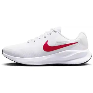 Nike Revolution 7 Wide-White/University RED-Midnight NAVY-FB8501-100-11UK