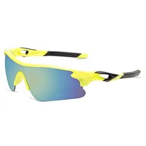 Roshfort Sports Non Polorized Sunglasses UV Protection Sunglass for Men & Women Cycling Running Driving Fishing Multi Shade Glasses ITALIC (Size -Medium)