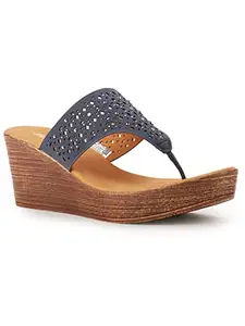 Bata Womens Naomi Th Heels, (7719012), 8 Blue