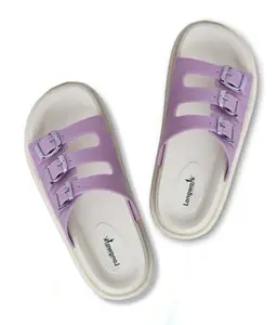 Longwalk Premium Women’s Sandals, Stylish Fashion Slipper with Buckle Strap, Casual