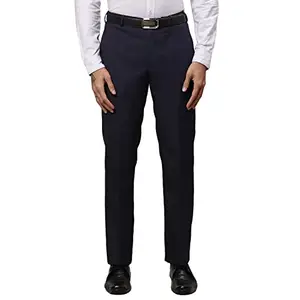 Park Avenue Dark Blue Trouser (Size: 30)-PMTX06854-B6