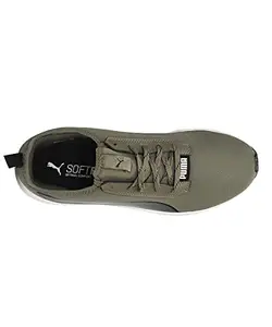 Puma Mens Harrow Burnt Olive-Puma Black Casual Shoe-8 UK (38673402)