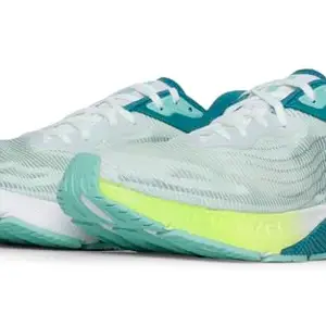 Under Armour UA HOVR Machina Breeze Men's Running Shoes, White/Coastal Teal/Lime Surge, 6