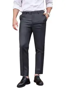 CB-COLEBROOK Mens Formal Pants Stretch Work Dress Pants 30"/32"/34"/36"/38" Quick Dry Lightweight Casual Comfy Trousers with Pockets