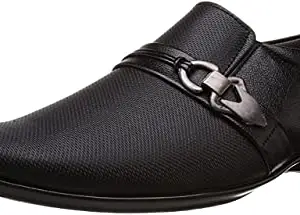 Men's 1373 Formal Shoes/Slip-on Shoes/Provide Comfort & Stylish/Perfact for Formal Wear, Business Casual and Parties (Black, UK Footwear Size System, Adult, Men, Numeric, Medium, 6)