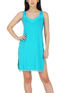 BLAZON Women's Cotton Hosiery Fairy Full Slip (Available Sizes: S, M, L, XL, 2XL, 3XL, 4XL, 5XL)