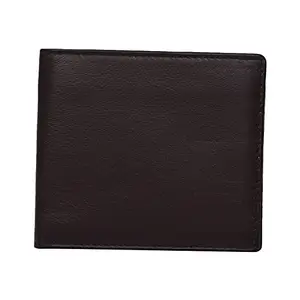Leatherman Fashion LMN Genuine Leather Casual Brown Men's Wallet (8 Card Slots)