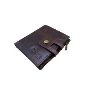kargha India Manush NoteCase Wallet | Genuine Leather | Premium Leather Wallet for Men and Women | Premium and Luxurious | Multiple Slots for Cash and Cards | Perfect for Gifting (Dark Brown)