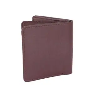 Flingo Leather Wallet for Men with Cash Compartment, Coin Pocket & Card Holder Slots | Brown