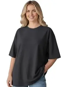 Mack Jonney Women’s Solid T-Shirt | Half Sleeve Crew Neck Cotton Blend Top | Casual Regular Fit Tee-M7310