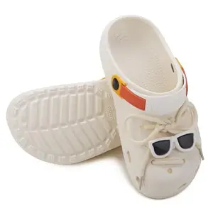 CASSIEY Latest Goggles Clogs for Women and Girls | Comfortable Lightweight Clogs Slipper Sandal for Women and Girl's- Cream