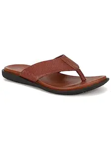 Hush Puppies Men's Denzi Emboss Brown Slipper-8 Kids UK (8744056)